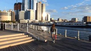 Pier Walking in My Comfy Heels! - In Enhanced Definition (852x480) !