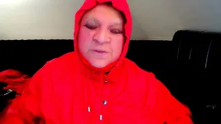 Red Nylon Face and jacket