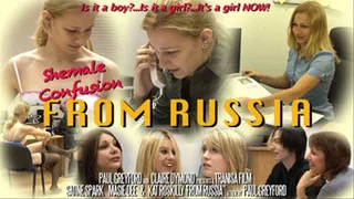 From Russia - Shemale Office Girl