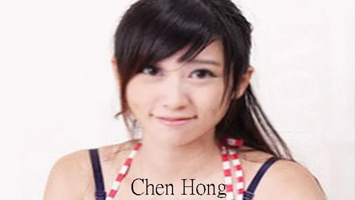 Chen Hong hands held up beyond her head