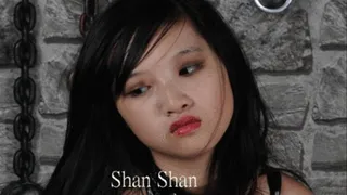 Shan Shan was in bondage with gag