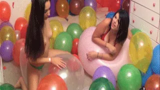 Rachel Rose & Destiny : Riding Big Balloons