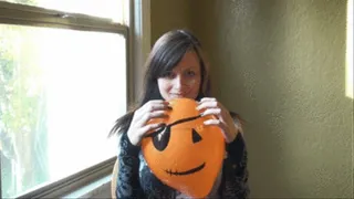 Halloween Balloons With Faces
