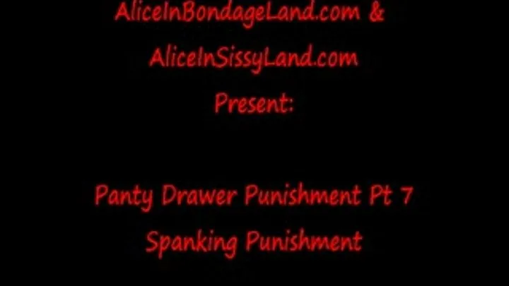 Spanking Punishment Pt 7 Femdom Sissy Humiliation Dirty Panties
