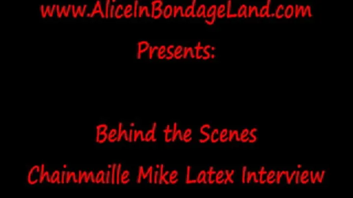 Model Interview BEHIND THE SCENES AliceInBondageland