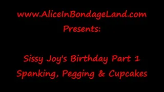 Sissy Joy Birthday Party - Spanking Pegging Feeder Feedee BBW Cupcakes