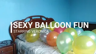 Veronica's Sexy Balloon Fun