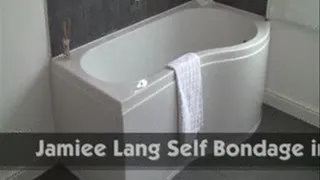 Jamiee Lang Self Bondage in the Bath