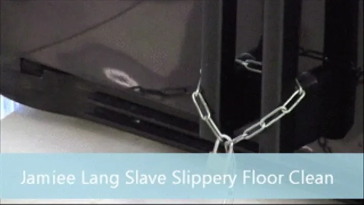 Jamiee Lang Slave Slippery Floor Clean