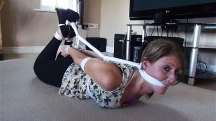 Jamiee Lang Hogtie Rope Gag