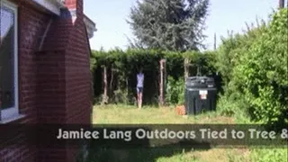 Jamiee Lang Outdoors Tied to Tree & Fondled