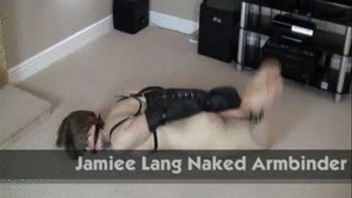 Jamiee Lang Naked Armbinder Hogtie