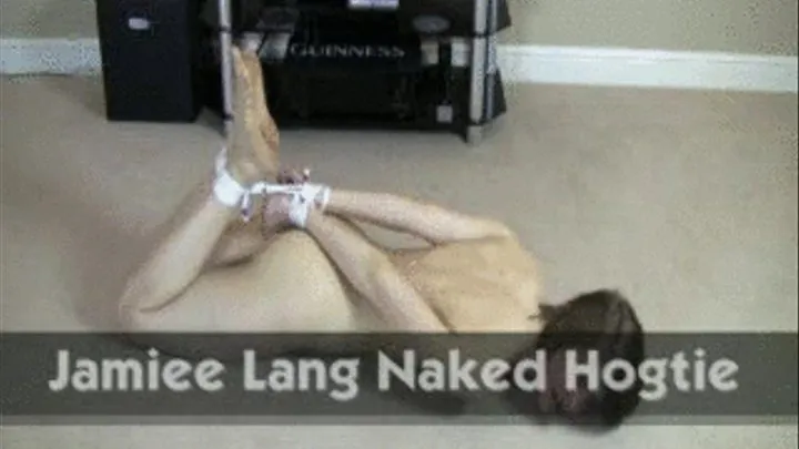 Jamiee Lang Naked Hogtie Struggle