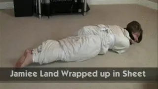 Jamiee Lang Tied up & Wrapped in Sheet