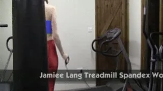 Jamiee Lang Treadmill Spandex Workout