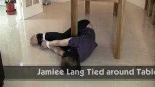 Jamiee Lang Tied around Table Leg