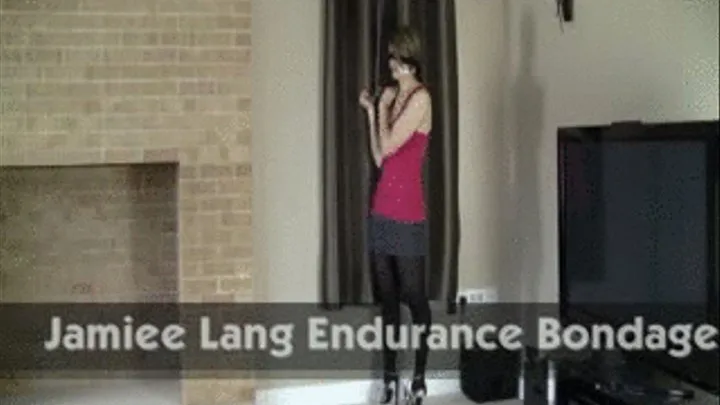 Jamiee Lang Endurance Bondage in High Heels