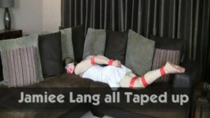 Jamiee Lang all Taped up