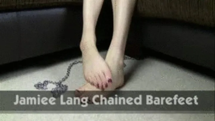 Jamiee Lang Chained Barefeet