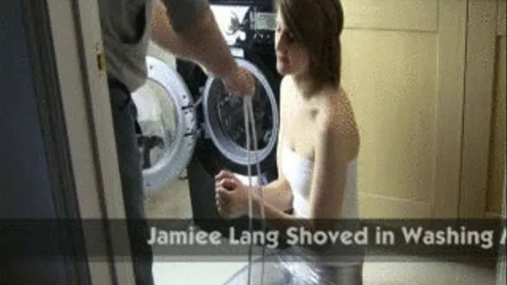 Jamiee Lang Shoved in Washing Machine & Whipped with Riding Crop