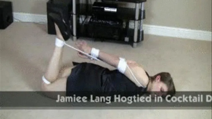 Jamiee Lang Hogtied in Dress