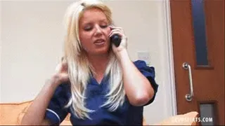 Upskirt Fiona Jane/ nurse - iPod