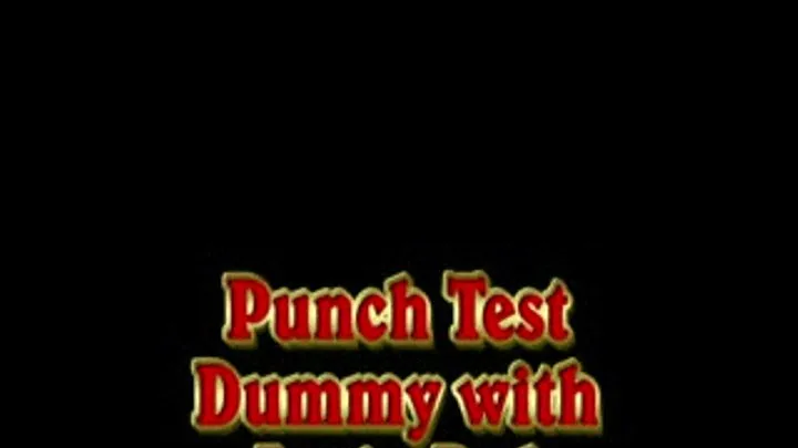 Punch Test Dummy