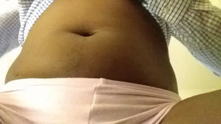 Hairy Belly and deep belly button