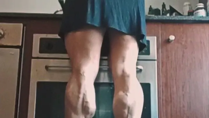 Mini Dress Barefeet Kitchen Reach Challenge Flex