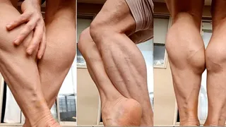 Close Up Outdoors Muscle Control and Worship