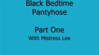 Black Bedtime Pantyhose