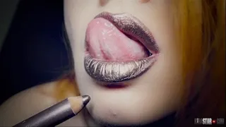 Gold Lipstick