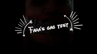 Fara's gag test