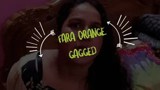 Fara Orange gagged and bound