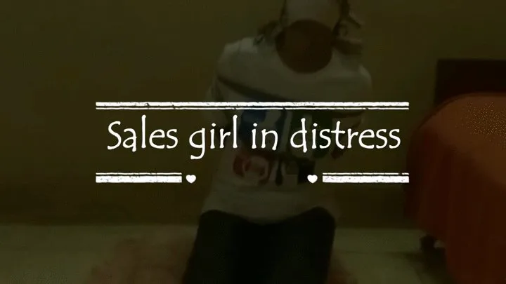 Sales girl in