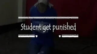 Student get punished