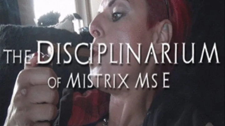 Disciplinarium of Mistrix Ms E