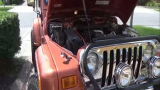 CRANKING--BECKY LESABRE CANT GET HER JEEP TO START