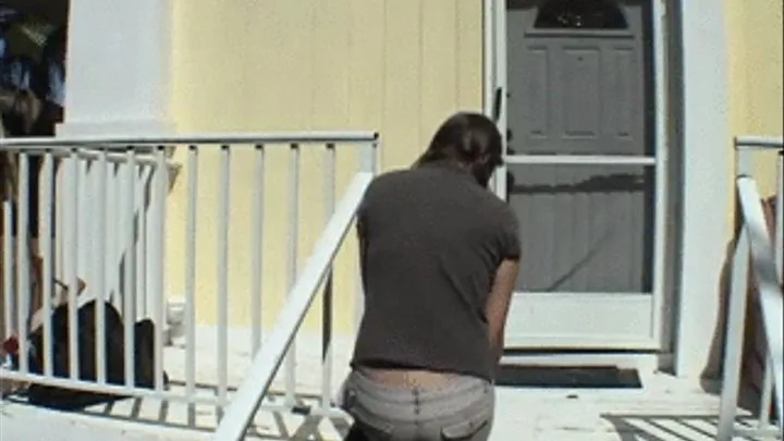 PEE-BECKY LESABRE PEES IN HER PANTS AFTER RETURNING FROM GROCERY STORE