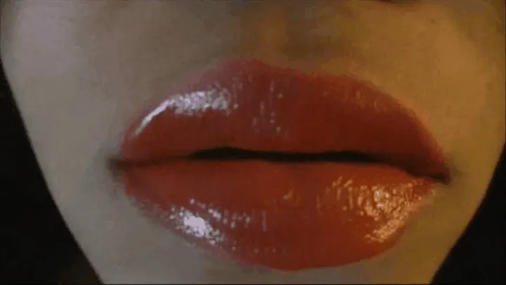 Russian Red Lipstick Kisses