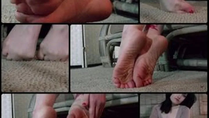 Up close and personal with Amanda's feet