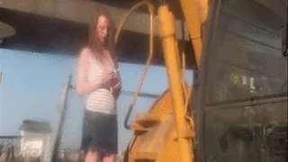 Smoking On Construction Site