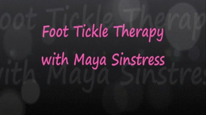 Foot Tickle Therapy with Maya Sinstress