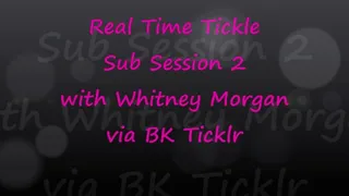 Whitney Morgan Real Time Tickle Sub Session 2 via BK Ticklr