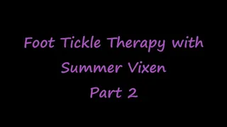 Foot Tickle Therapy-Fantasy with Summer Vixen Bound Part 2