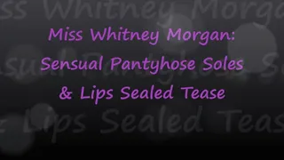 Whitney Morgan: Sensual Pantyhose Soles & Lips Sealed Tease