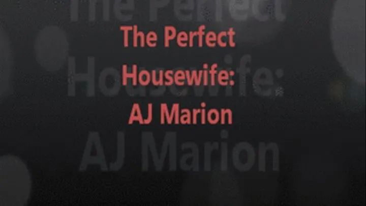 The Perfect Housewife: AJ Marion