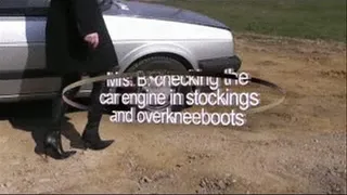 checking the car engine in stockings and overknees rmvb