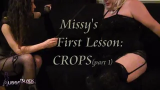 Missy's First Lesson: CROPS part 1
