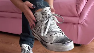 DIRTY SPIKED SNEAKERS